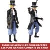 4 One Piece Figurine Dragon Luffy Ace Sabo Pvc Jouets 3