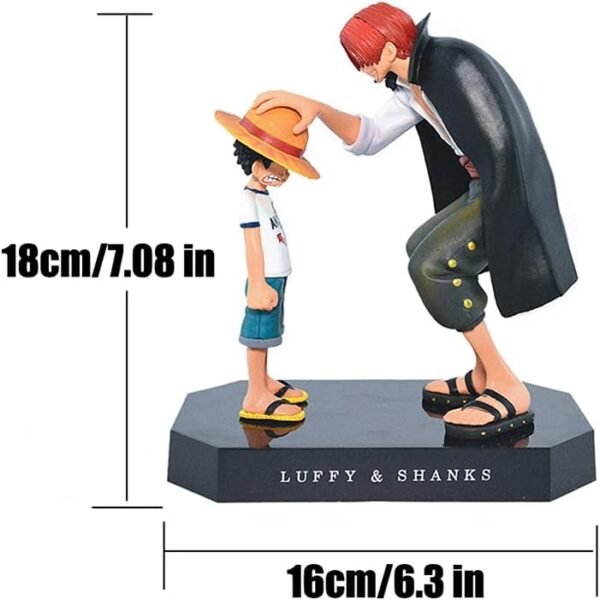 Figurin One Piece Luffy Shanks 2