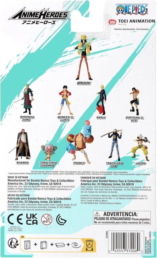 Figurine 20 Ans One Piece Luffy Brook Sanji Chooper 7