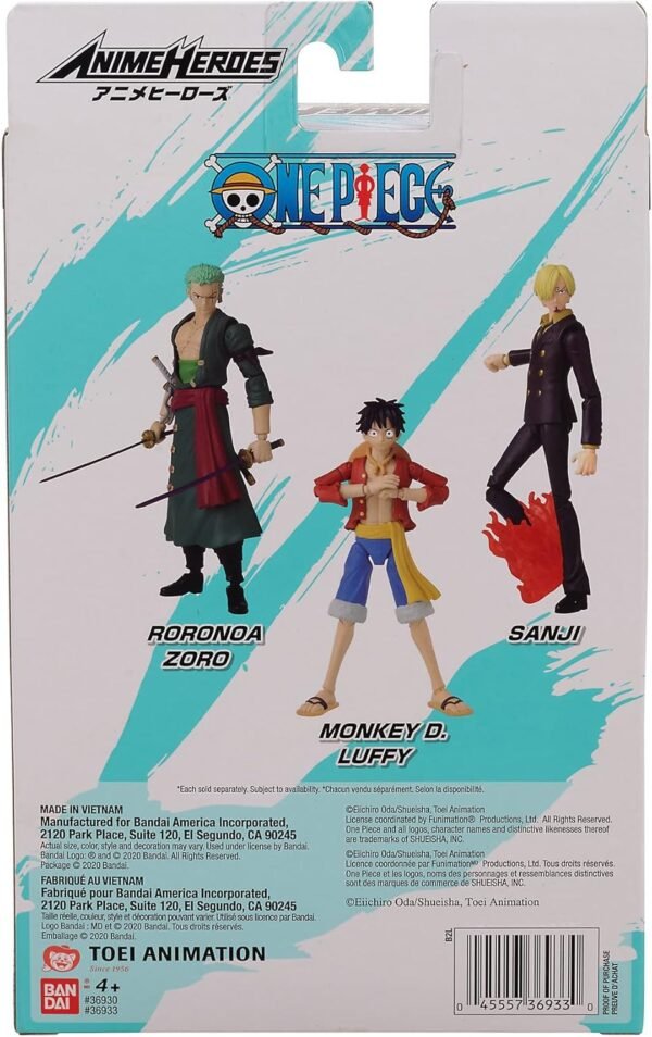Figurine Articulée One Piece Nami Luffy Zoro Sanji 2