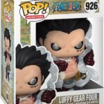 Figurine Funko Pop One Piece Luffy Gear 4 Metallic 1