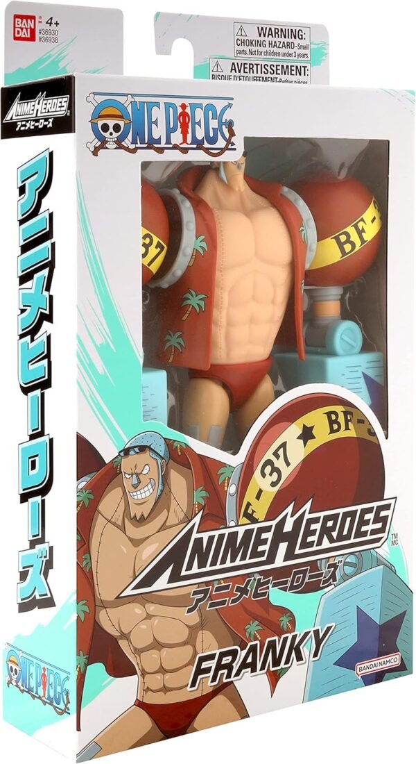 Figurine One Piece Franky Luffy Robin et Sandji 11