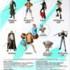 Figurine One Piece Franky Luffy Robin et Sandji 3