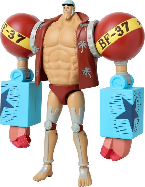 Figurine One Piece Franky Luffy Robin et Sandji 8