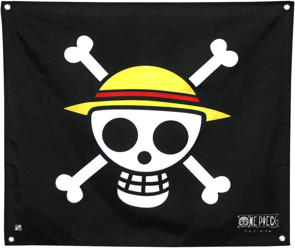 Figurine One Piece Luffy Drapeau