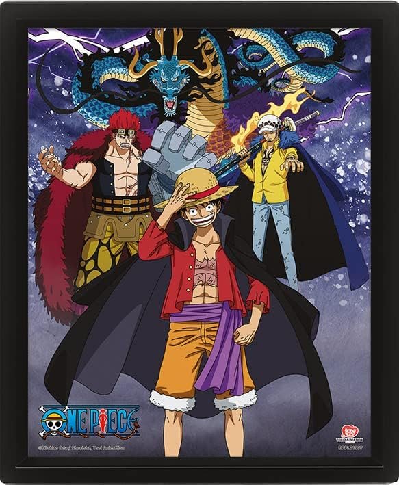 Figurine One Piece Luffy Law Kid
