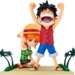 Figurine One Piece Luffy Nami 1