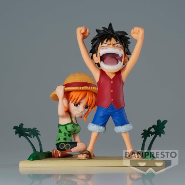 Figurine One Piece Luffy Nami 9
