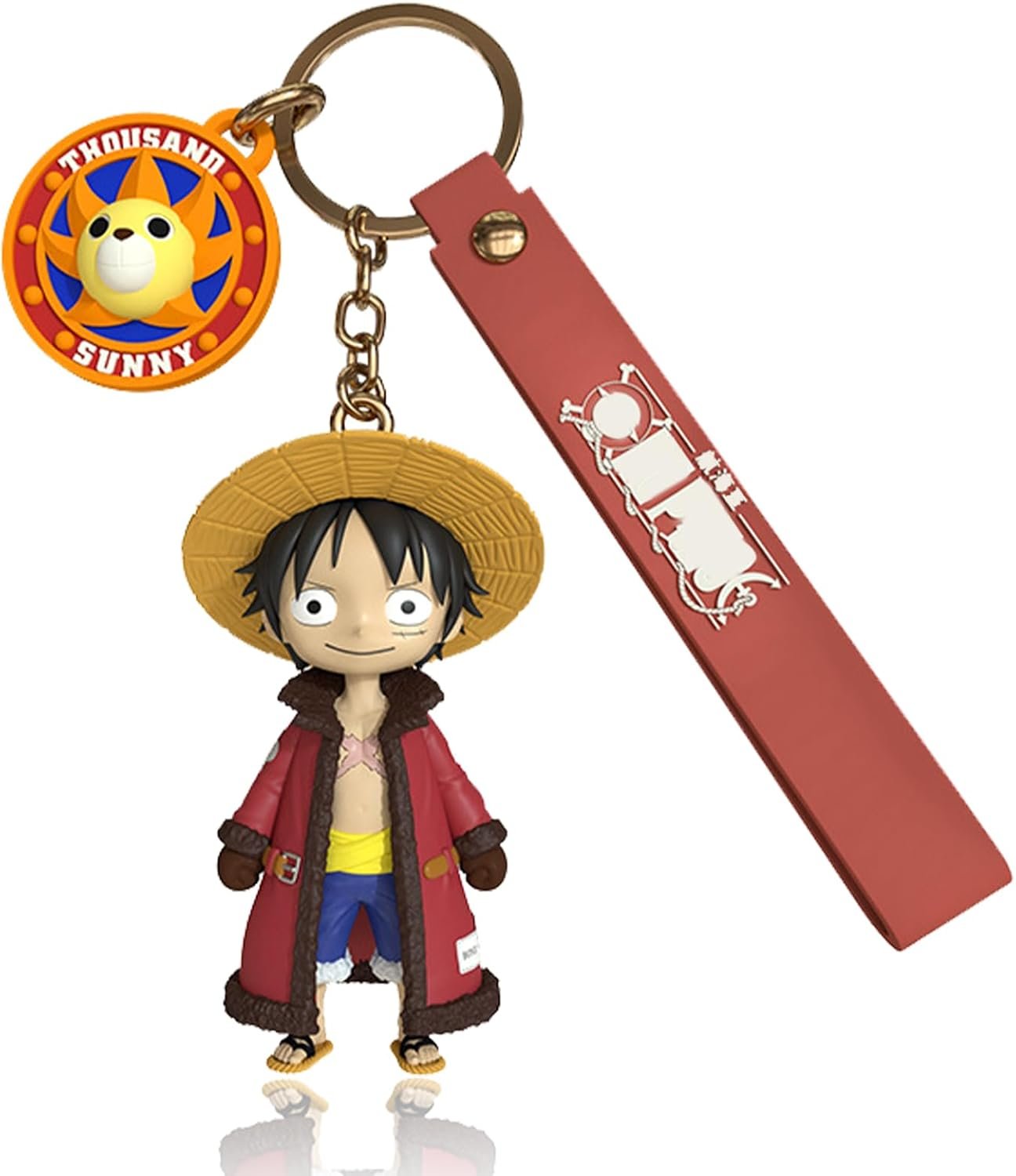Mini Figurine One Piece Luffy Porte Cle Smartphone