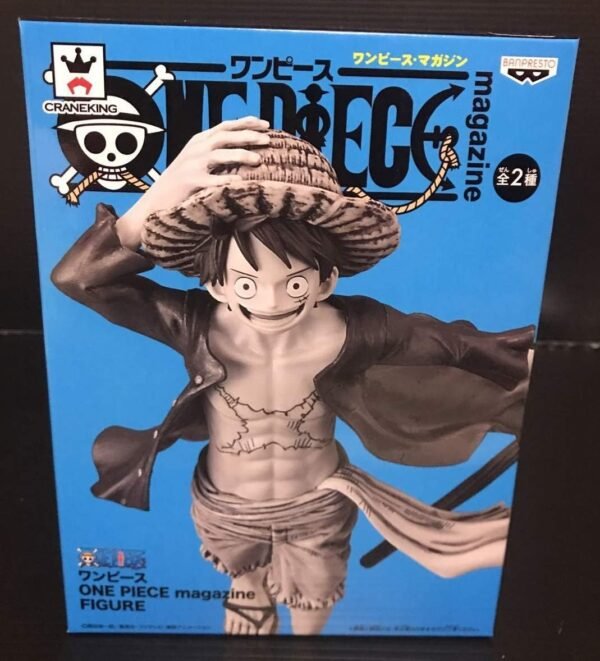 One Piece Figurine de Collection Monke d Luffy Magazine 22cm 1
