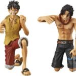 One Piece Figurine Luffy et Shanks Dramatic Showcase Chibi Akihabara 1