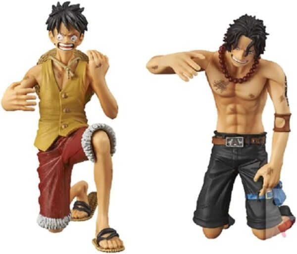 One Piece Figurine Luffy et Shanks Dramatic Showcase Chibi Akihabara 1